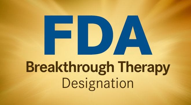 Image of FDA breakthrough therapy designation.