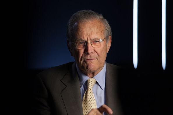Former Defense Secretary Donald Rumsfeld Dies From Multiple Myeloma