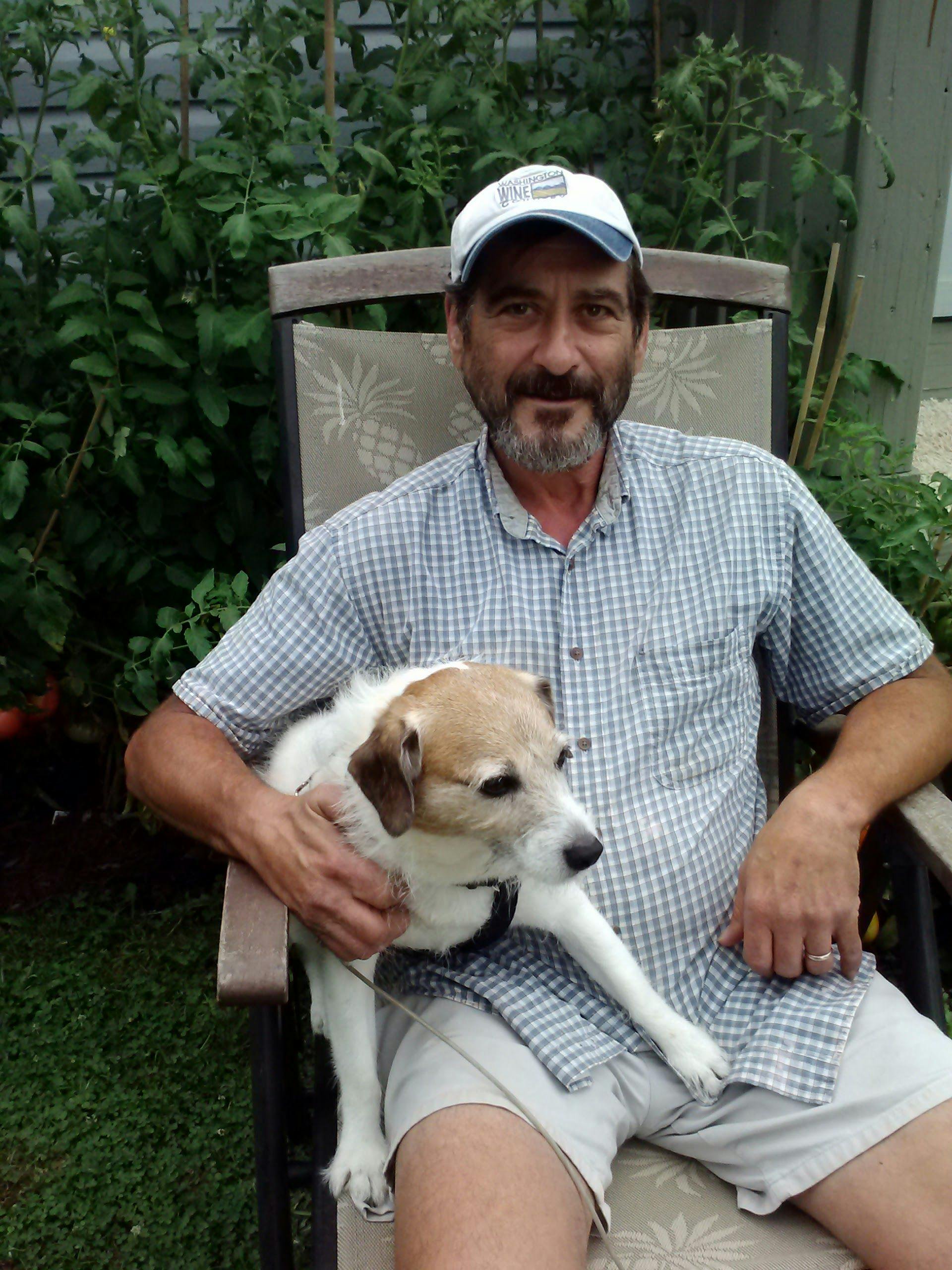Mark and his dog Taz also received assistance via CancerCare's PAW Program. 